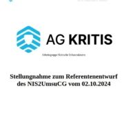 Referentenentwurf Des BMI KRITIS Dachgesetz KRITIS DachG AG KRITIS