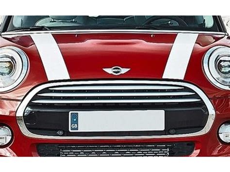 Mini Cooper Bonnet Stripes Black Oem Fits F55 F56