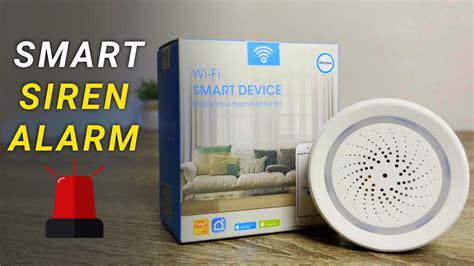 Wifi Smart Siren Alarm With Humidity And Temperature Sensor Youtube