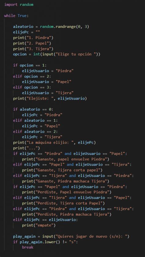 C Mo Hacer Piedra Papel O Tijera En Python