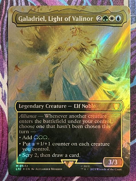 Galadriel Light Of Valinor Ltc Surge Foil Bootleg Mage