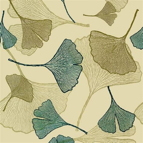 Ginkgo Leaf Peel And Stick Wallpaper Wallpaper Canada