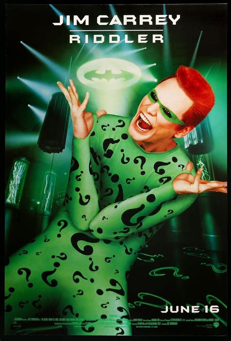 Batman Forever (1995) | Riddler, Jim carrey, Movie posters