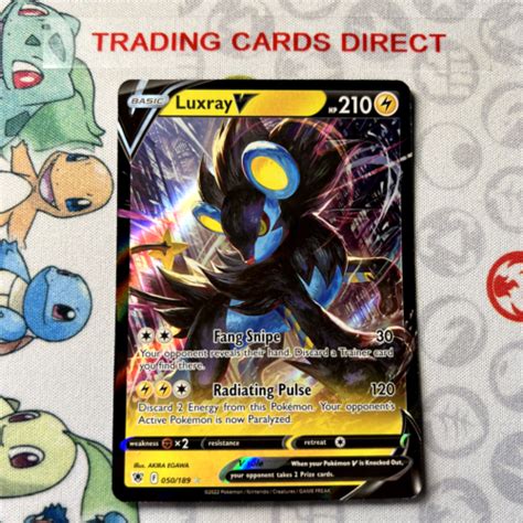 Luxray V Holo Ultra Rare Swsh Astral Radiance Pokemon Card Ebay