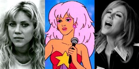 Singing voice of Jem..Britta Phillips...she also played in the movie Satisfaction...I never knew ...