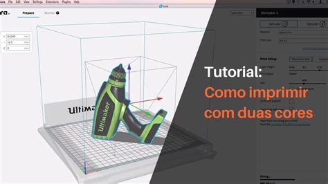 Tutorial Como Imprimir Em D Duas Cores No Cura Youtube