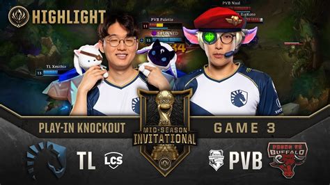 Team Liquid Vs Phong V Buffalo Game Msi Play In