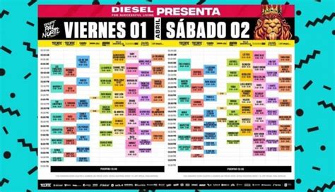 Horarios Tecate Pal Norte 2022 Monterrey Live Music