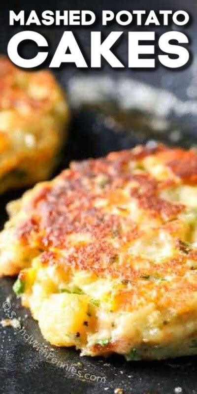 Loaded Mashed Potato Cakes