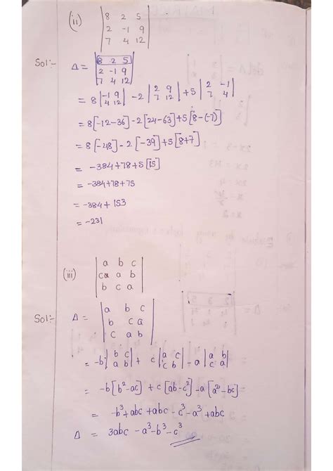 Solution Matrices Full Notes Studypool