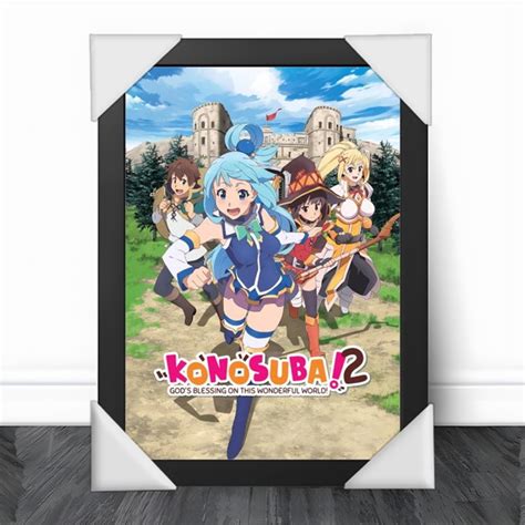 Quadro Decorativo A4 Anime Konosuba Elo7 Produtos Especiais