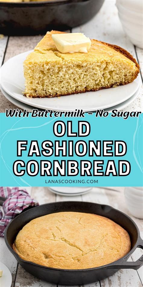 Old Fashioned Cornbread | Buttermilk recipes, Cornbread, Old fashioned ...