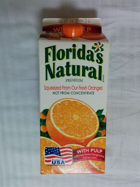 Floridas Natural Orange Juice With Pulp Orange Juice Recommendation