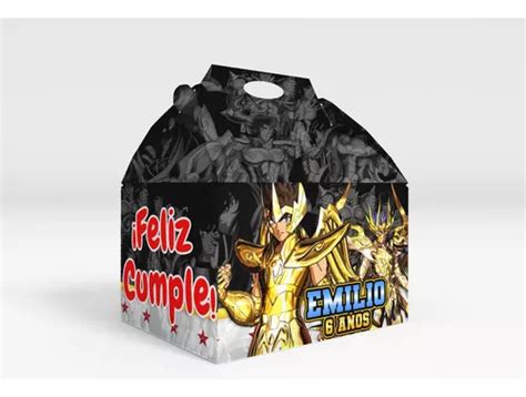 50 Caja Dulcera Bolo Caballeros Del Zodiaco Envío gratis