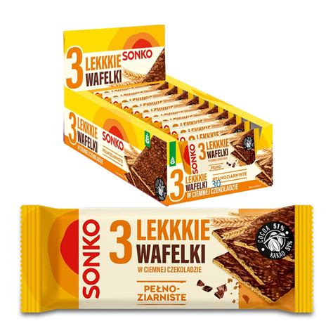 X Sonko Lekkie Wafelki Pe Noziarniste W Czekoladzie G Inna Marka