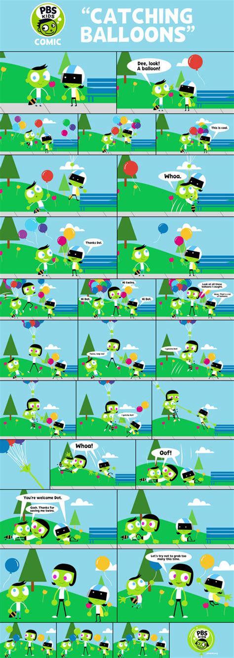 PBS Kids Comic - Catching Balloons by LuxoVeggieDude9302 on DeviantArt