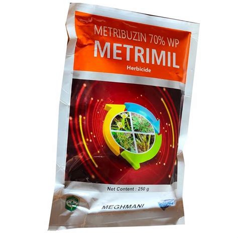 Powder Metrimil Herbicide Metribuzin WP Herbicide at Rs 480/packet in Shirur Kasar