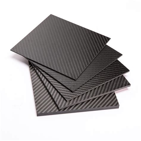 Black Texture Carbon Fiber Strip Sheet Plate Carbon Board Composite Sheet