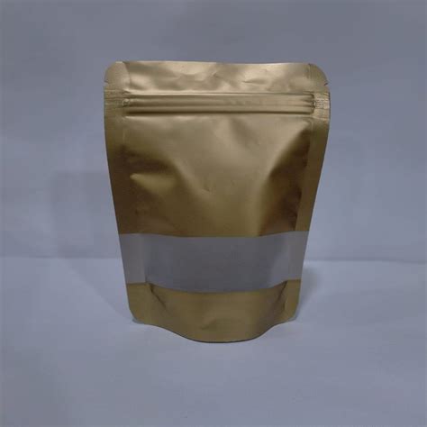 Plain Glossy Golden Paper Pouch Zipper Slider At Rs 270 Kg In Hyderabad