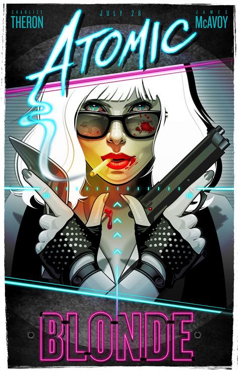 Atomic Blonde Poster Behance