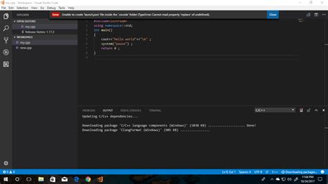 Unable To Create Launch Json File Inside The Vscode Folder Typeerror Cannot Read Property