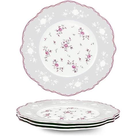 Fanquare Lot De Assiettes Dessert En Porcelaine Cm Petite