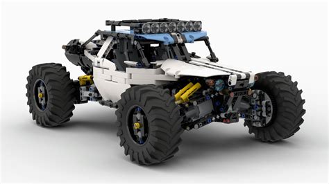 MOC LEGO Technic 4WD RC Buggy With BuWizz 2 YouTube