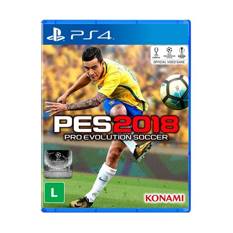 Jogo Pro Evolution Soccer 2018 Capa Reimpressa PS4 Loja Sport Games