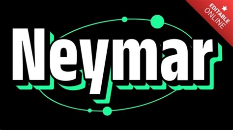 Neymar Logotipos Generador De Efectos De Texto