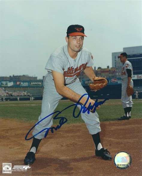 Autographed Milt Pappas X Baltimore Orioles Photo Main Line Autographs