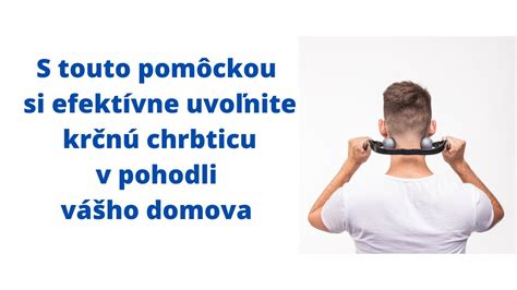 Najefektívnejšia masážna pomôcka na krčnú chrbticu YouTube