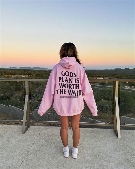 Gods Plan Is Worth The Wait Bible Verse Unisex Hoodie Do All Things In