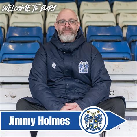 Jimmy Holmes Joins As Head Of Recruitment Bury Football Club