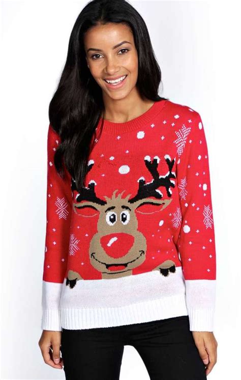 Boohoo Reiny Reindeer Christmas Jumper Where To Buy And How To