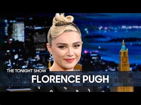 Florence Pugh Drops By The Tonight Show Starring Jimmy Fallon