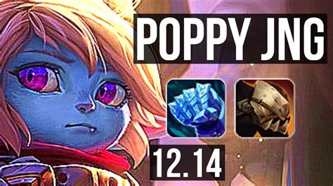 POPPY Vs KARTHUS JNG 5 0 10 Rank 3 Poppy EUW Challenger 12 14