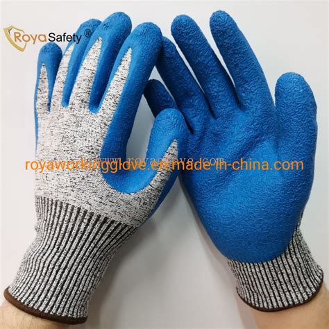 13G Hppe Gloves Cut Resistant Gloves Protect Hand Safety Industrial