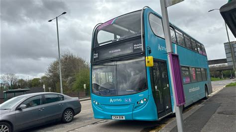 Power Mode Arriva Wales Rhyl 4537 CX14 BXW Route 11 YouTube