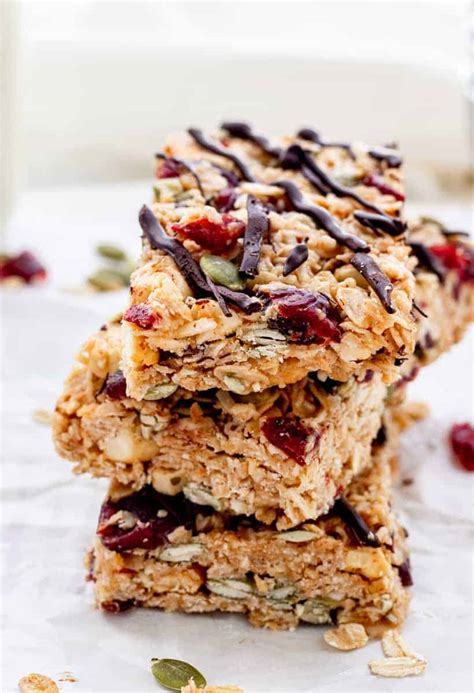 Healthy Granola Bar Recipe No Bake