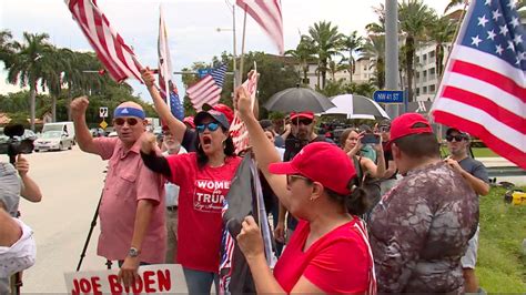 Trump Supporters Gather In Doral Outside Former President S Property