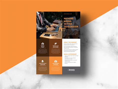 10 FREE InDesign Flyer Templates on Behance