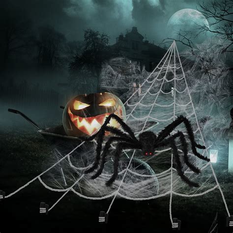 Buy Halloween Decorations Spider Web Giant Triangle Spider Web And Y