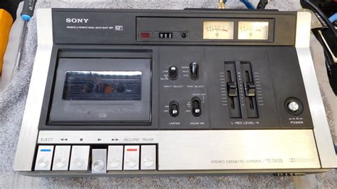 Vintage 1978 Sony TC K5 Stereo Cassette Deck Dolby System With Cords