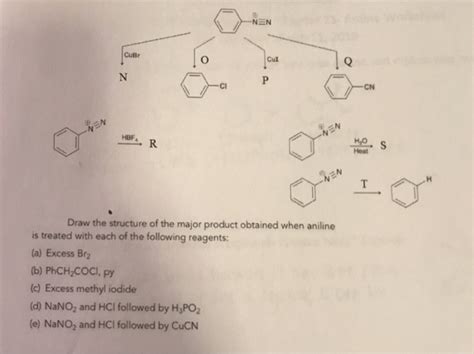 Solved 39 Draw The Mono Substitution Product If Any That