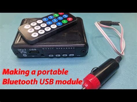 How to make a portable Bluetooth USB module - YouTube