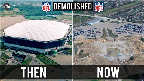 Abandoned And Demolished Nfl Stadiums Then And Now Youtube