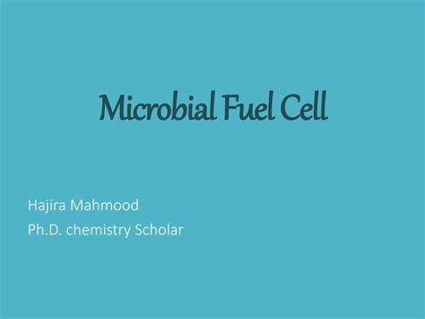 Microbial Fuel Cellpptx