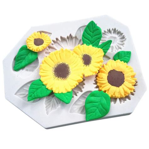 Assorted Sunflowers Silicone Mold