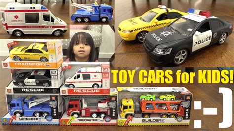 Friction Powered Toy Cars Unboxing Toy Car Playtime Tow Truck