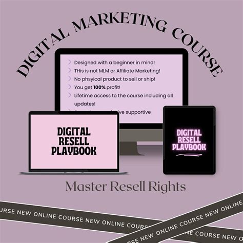 Master Resell Rights Digital Marketing Course Make Money Etsy